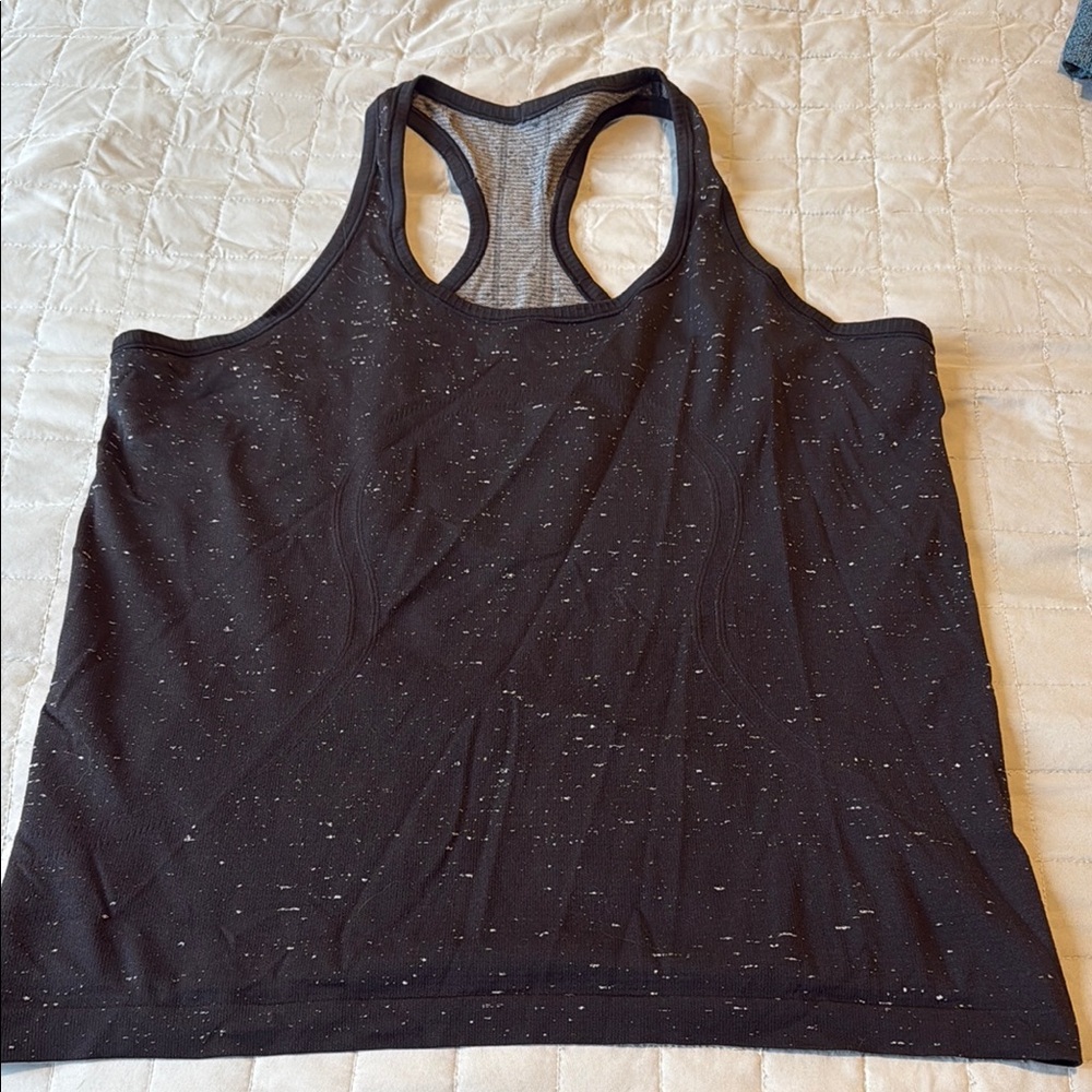 Lululemon Athletica Swiftly Tech Black Sleeveless Tank Top